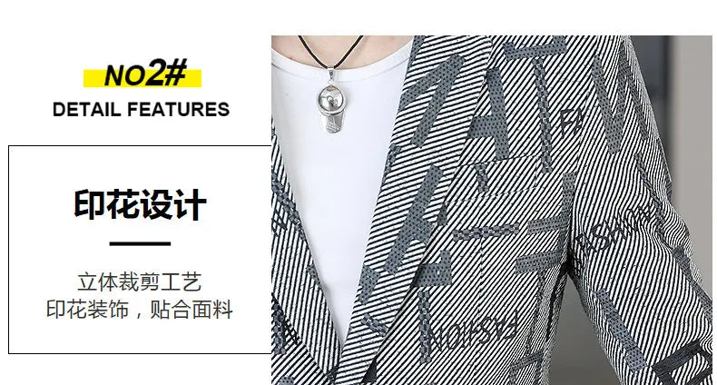 Blazer Men's Fashion Outdoor Travel Gentleman Wedding Slimming Business Versatile Trendy Casual Korean-style Formal Wear Blazer