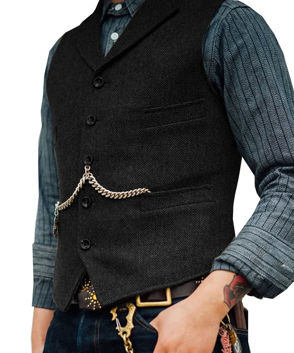 Men's Suit Vest for Wedding & Smart Casual – Multi-Color Waistcoat