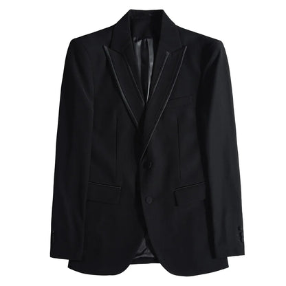 High-quality suit formal wear for men, fashionable and stylish business trend suit jacket, new business casual suit jacket