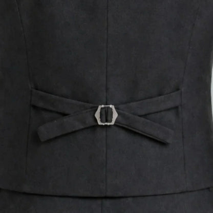 Men's Formal Vest – Double Breasted Waistcoat for Weddings & Business Events
