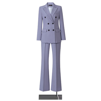 Autumn Elegant Chic Blazer Trousers Suit Women 2026 Long Sleeve Jacket and Pants 2 Piece Matching Set Outfit Plus Size