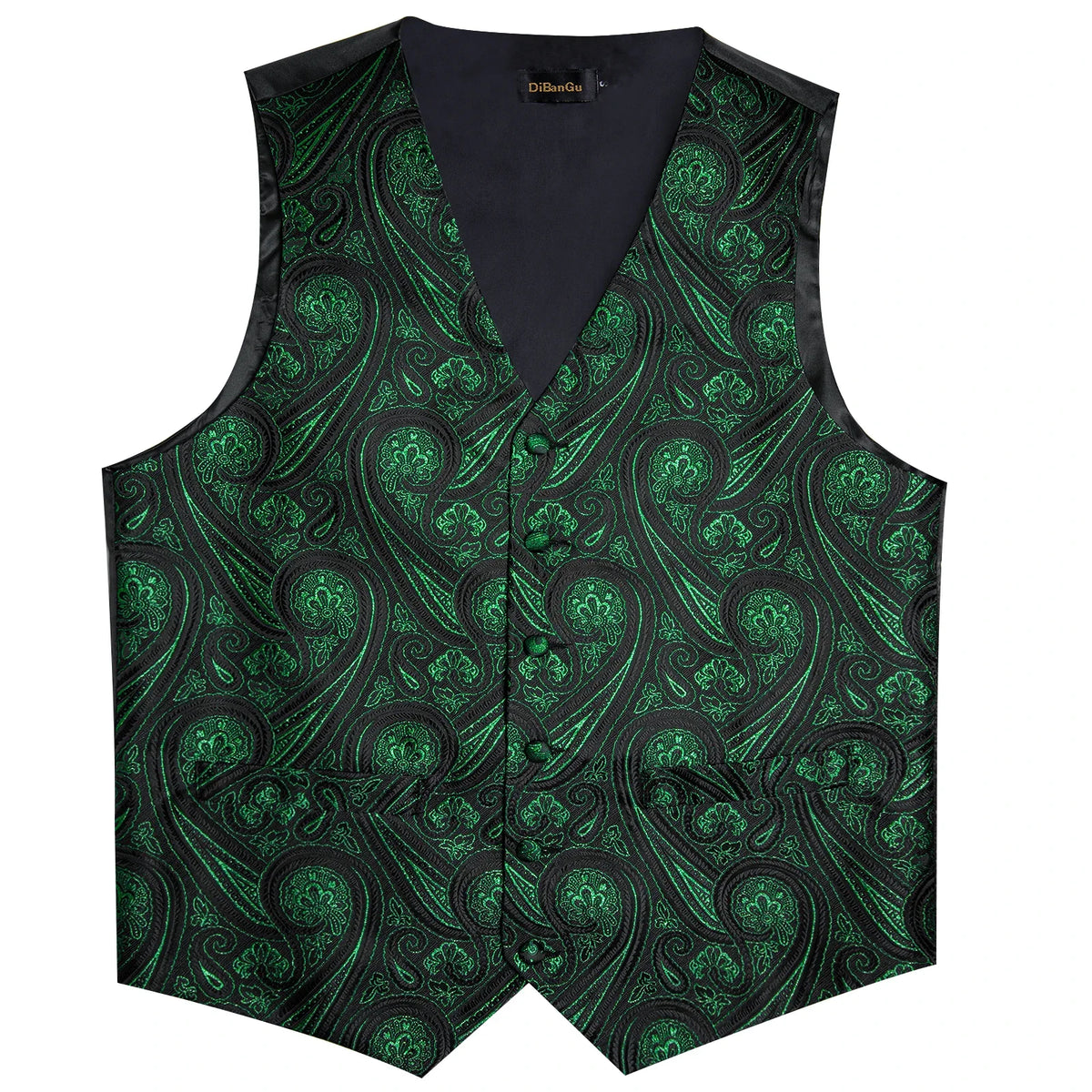Men's Suit Vest and Tie Set – Single Breasted Waistcoat with Necktie and Pocket Square for Weddings and Business Events