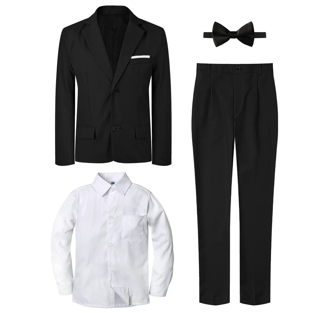 Boys Suits for Wedding Teenager Easter Tuxedo Kids Formal School Performance Photography Birthday Party Halloween Outfit Set
