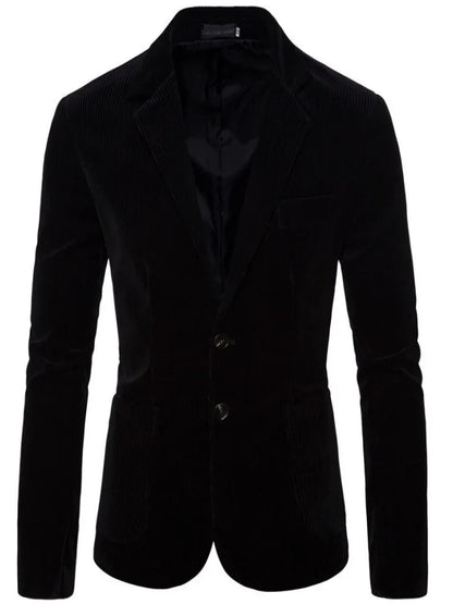 Corduroy Men Wedding Suits Jacket Single Breasted Blazer Notch Lapel Suit Jacket for Men Party Prom Suits Business Tops One Coat