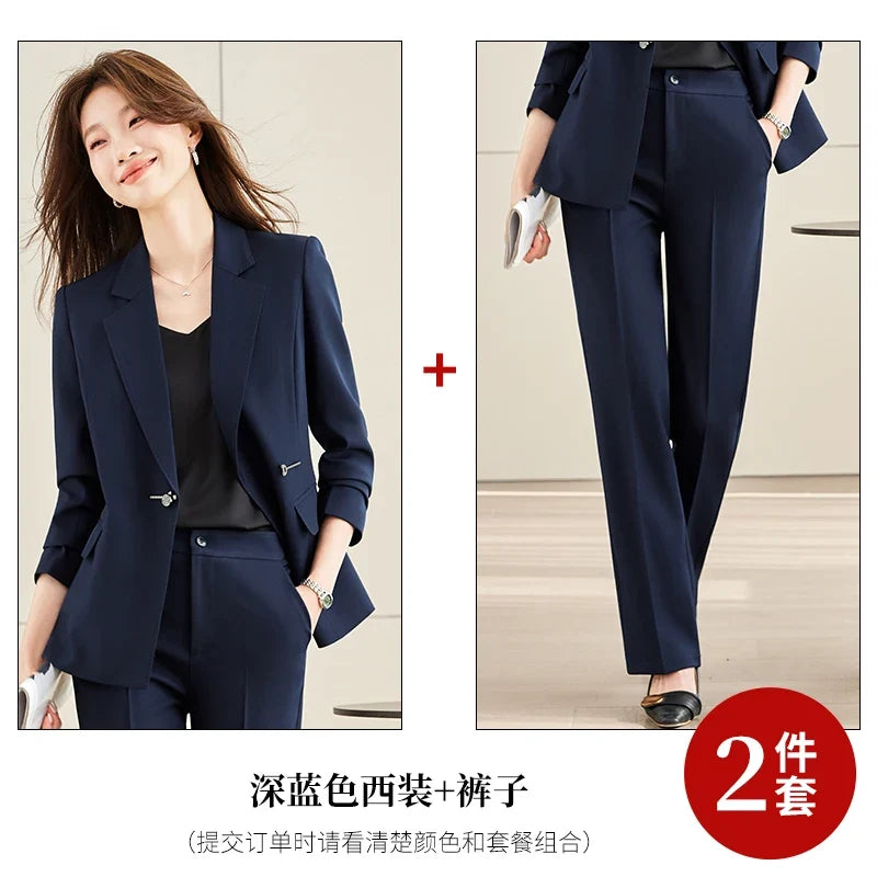 Fashionable Professional Women's Clothing High-Quality Two-Piece Pants + Jacket， Elegant Precision Spring/Summer 2026
