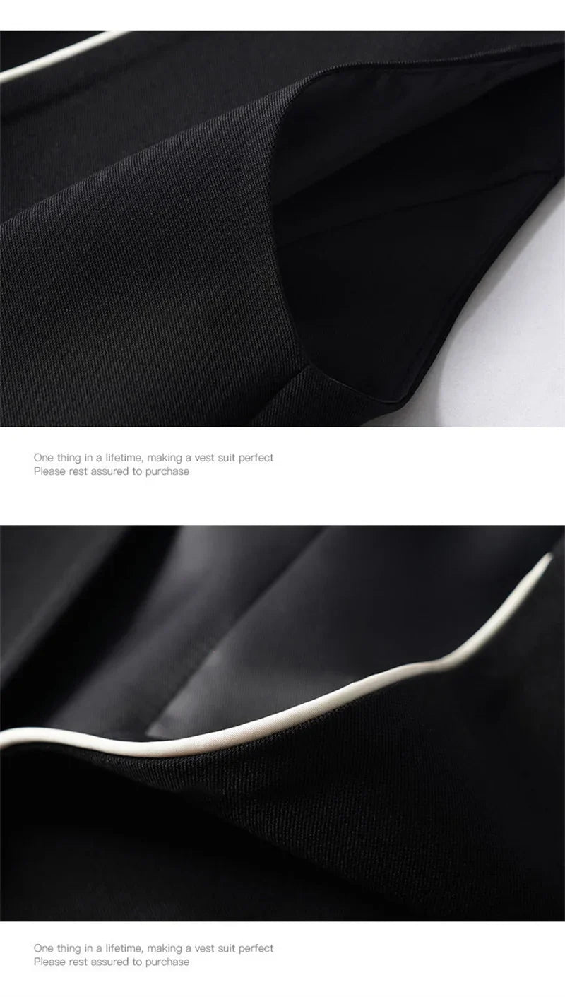 Black Office Suit Vest Jacket Women Clothing 2026 New Korean Sleeveless Jacket Coat Casual Waistcoat Feminine Waistcoat Tops
