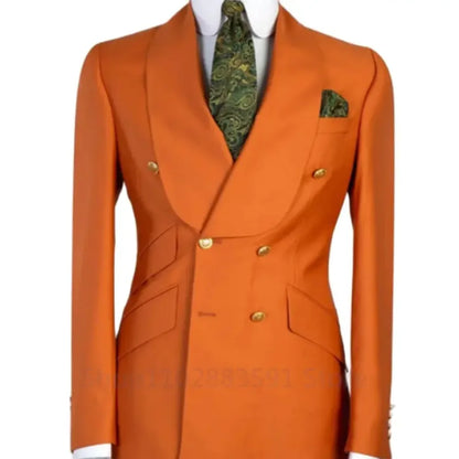 1 pièce costume homme mode uni double boutonnage hommes mariage bal de promo robe blazer seulement costumes coupe slim smoking 5XL-XS