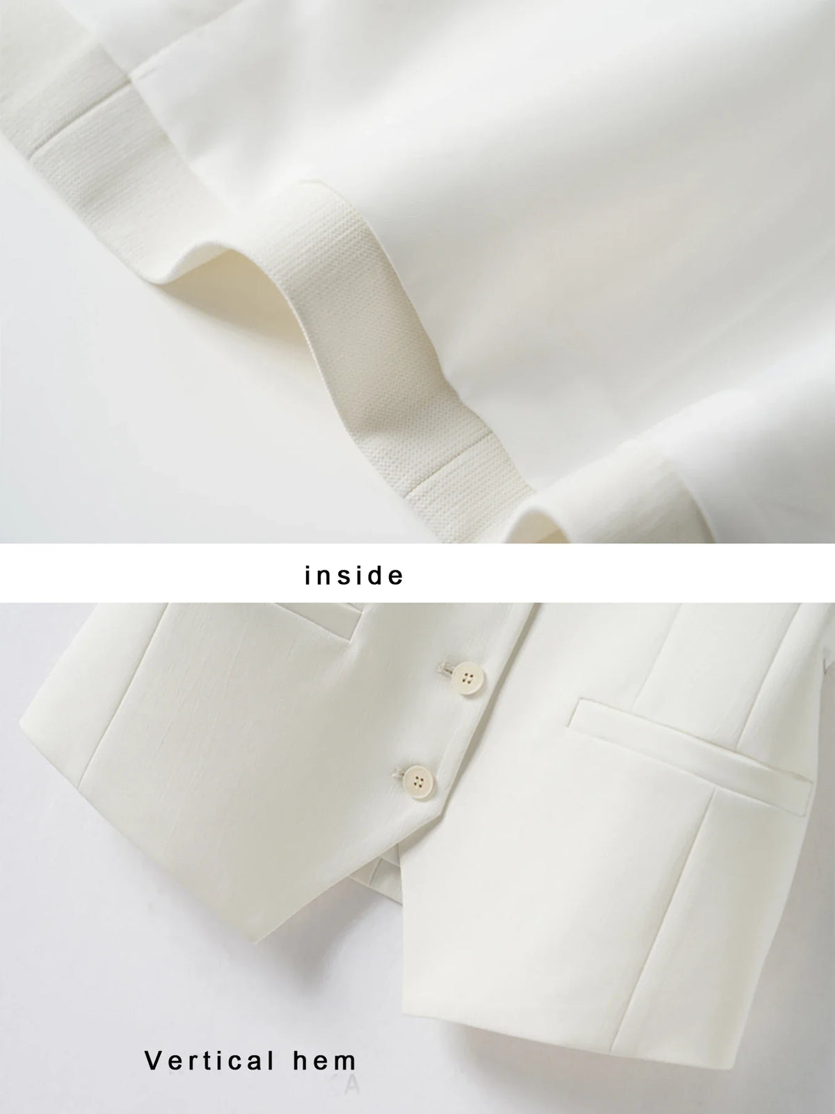 Single-Breasted Layered Suit Vest for Women Suitable for Spring and Autumn Can Be Worn as an Inner or Outer Layer Stylish Off