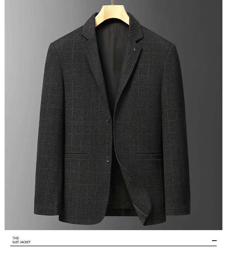 Blazer Outdoor Men's Casual, Fashionable, Sporty, Slimming, Trendy British Style, Versatile Business Gentleman Wedding Blazer