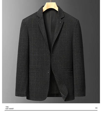 Blazer Outdoor Men's Casual, Fashionable, Sporty, Slimming, Trendy British Style, Versatile Business Gentleman Wedding Blazer