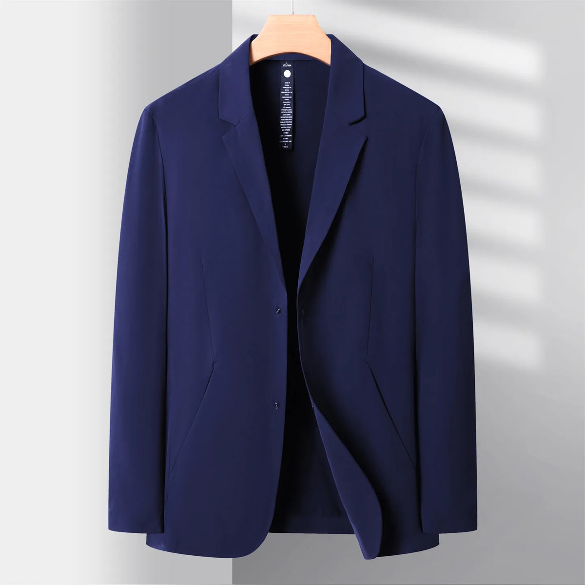 Men's Jacquard Blazer Smart Casual Sun-Protective Suit Coat Spring Summer