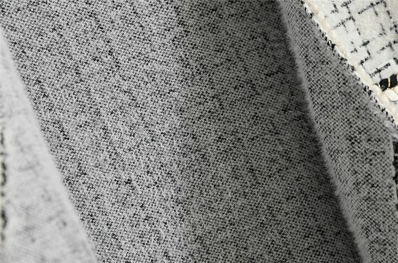 Women V-neck Tweed Sleeveless Vest Female Splicing Together Waistcoat Top Autumn Lady Lmitation Mink Fur Vest Jacket
