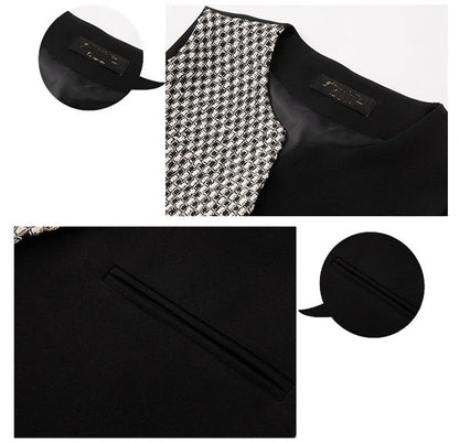 Color Block Vest Women's Jacket Female Tank Top 2026 New Spring Autumn Versatile Blazer Sleeveless Waistcoat Jacket Outerwear