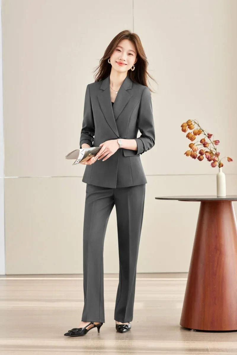 Fashionable Professional Women's Clothing High-Quality Two-Piece Pants + Jacket， Elegant Precision Spring/Summer 2026