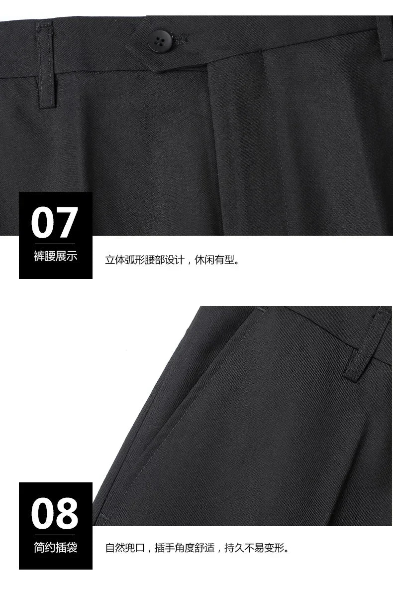 Men's Slim Fit Formal Suit Set – Blazer & Pants for Business, Wedding & Special Occasions