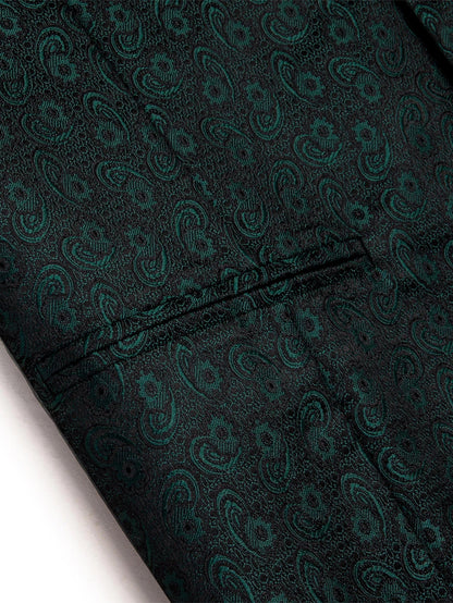 Men's Vest and Tie Set – Paisley Floral Waistcoat with Necktie for Weddings and Business Occasions