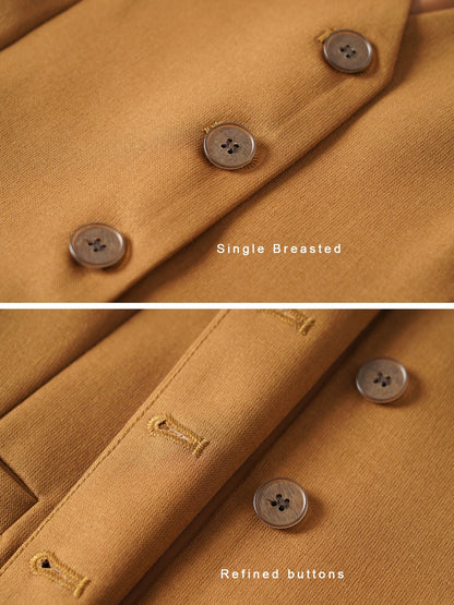Single-Breasted Layered Suit Vest for Women Suitable for Spring and Autumn Can Be Worn as an Inner or Outer Layer Stylish Off
