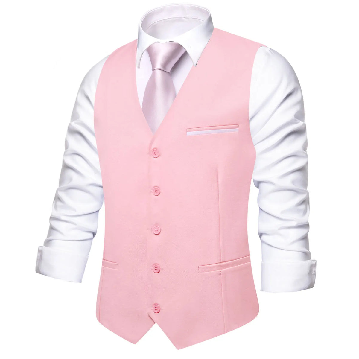 Men's Vest Set — Floral Paisley Waistcoat with Necktie, Pocket Square & Cufflinks for Weddings & Formal Events