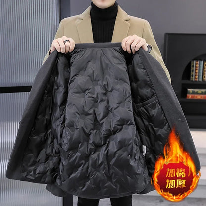 Blazer Men Fashionable Outdoor Wedding Versatile Slimming and Casual Korean Version Golden Mink Velvet Velvet and Cotton Blazer