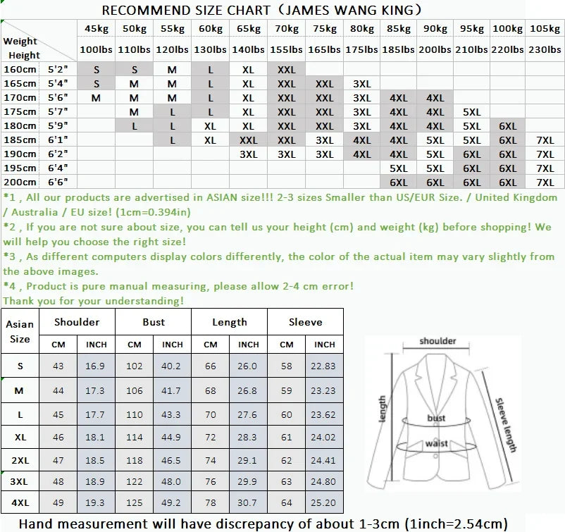Men's Smart Casual Blazer – Single Breasted Polyester Jacket for Middle-Aged Men – Spring Autumn