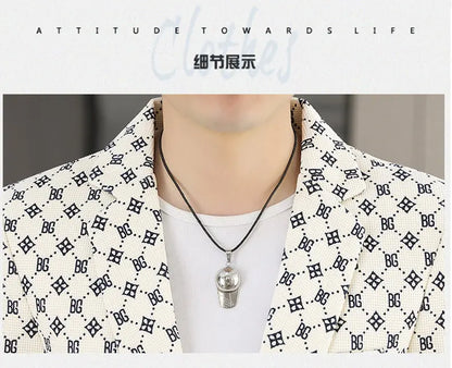 Blazer Men's Fashion Outdoor Travel Gentleman Wedding Slimming Business Versatile Letter Youth Casual Korean Formal Wear Blazer