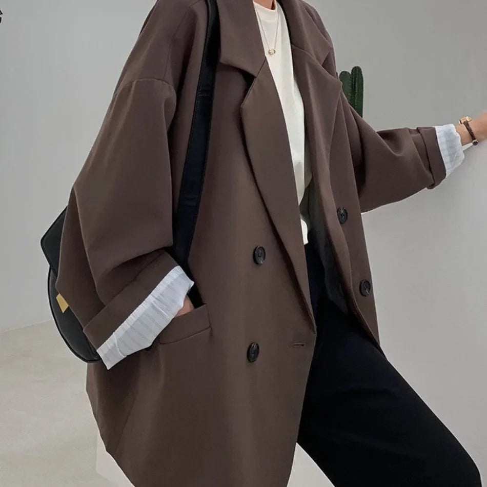 Spring Autumn Women's Blazers Slim Fit Fashion Slimming Elegance Jackets Casual Versatile Coat Outwear for Office Lady Clothing