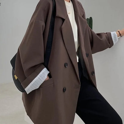 Spring Autumn Women's Blazers Slim Fit Fashion Slimming Elegance Jackets Casual Versatile Coat Outwear for Office Lady Clothing