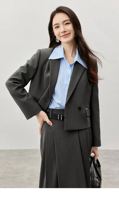 Women's Work Wear Blazer Commuter Suit Jacket 2026 Spring Office Lady Fashion Elegant Female Outfits 161XC6457X