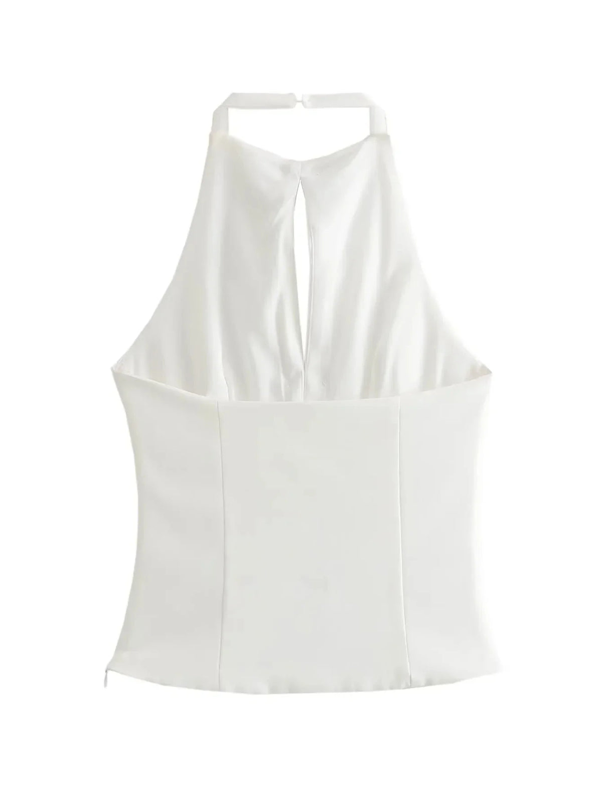 Rhinestone Bow Halter Top Women Off Shoulder White Crop Top Woman Party Backless Sexy Tops Summer Cut Out Short Black Top