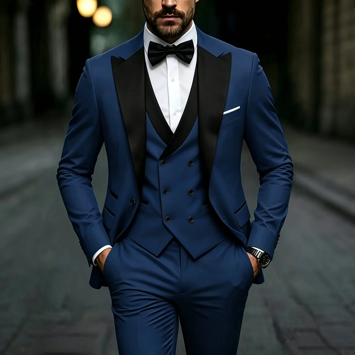 Fashion Men's Premium Solid Color Slim Fit Business Formal Suit Set, Perfect for Groom, Office, Wedding, Groomsman & Work Wear