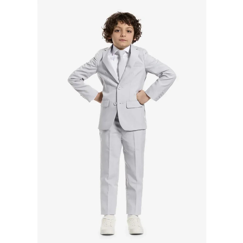 Kids Clothes 2 Piece New Fashion Notch Lapel Children Sets Formal Single Breasted Daily Casual Slim Custom Made Boy Suits