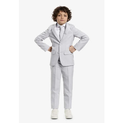 Kids Clothes 2 Piece New Fashion Notch Lapel Children Sets Formal Single Breasted Daily Casual Slim Custom Made Boy Suits