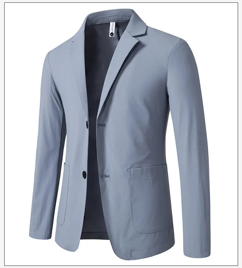 Sun Protection Lightweight Blazer - Fashionable Business Outdoor Travel Wedding Casual Korean Style Men's Lightweight Blazer