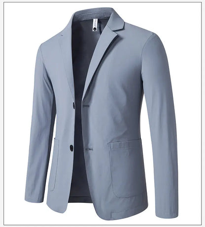 Sun Protection Lightweight Blazer - Fashionable Business Outdoor Travel Wedding Casual Korean Style Men's Lightweight Blazer