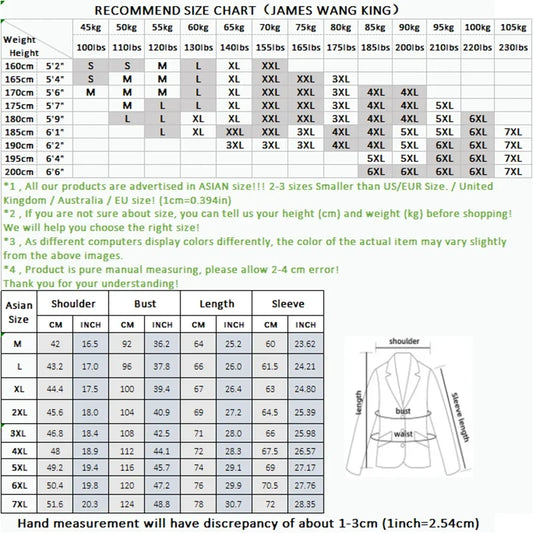 Men's Double Breasted Slim Fit Wedding Suit Two-Piece Set — Multiple Colors, Sizes M to 5XL