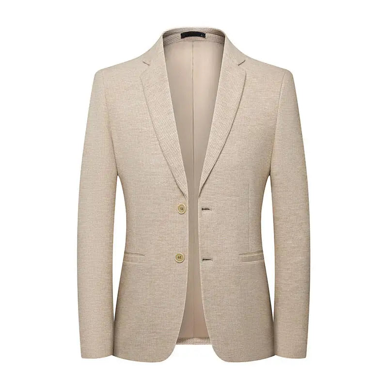 Blazer's New Men's Fashion Outdoor Travel Camping Youth Wedding Versatile, Hosting Campus Slimming Casual Korean Version Blazer