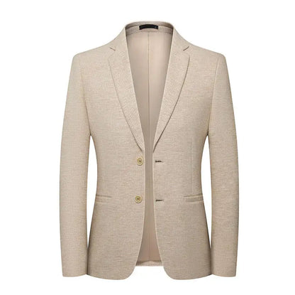 Blazer's New Men's Fashion Outdoor Travel Camping Youth Wedding Versatile, Hosting Campus Slimming Casual Korean Version Blazer