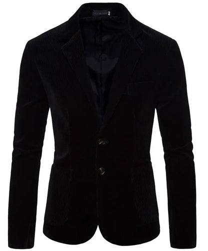 Corduroy Men Wedding Suits Jacket Single Breasted Blazer Notch Lapel Suit Jacket for Men Party Prom Suits Business Tops One Coat