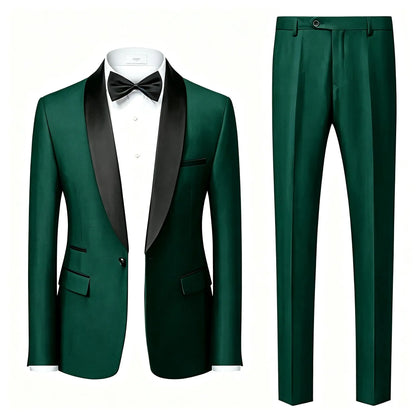 Men's Premium 3 Piece Suit Set Business Casual Blazer Jacket Vest Dress Pants Formal Suit Essential Daily Office Outfit