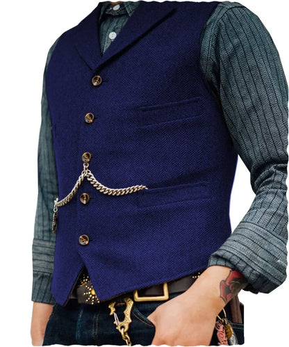 Men's Suit Vest for Wedding & Smart Casual – Multi-Color Waistcoat
