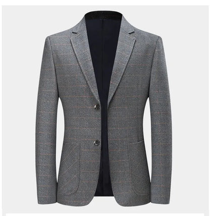 Blazer - New Men's Fashionable Outdoor Travel Premium Business Gentleman Wedding Stylish Multi-purpose Plaid Casual Blazer