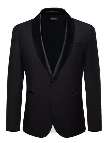 Men's Red Green Pink Black Paisley Pattern Party Blazer Suit Jacket with Lapel