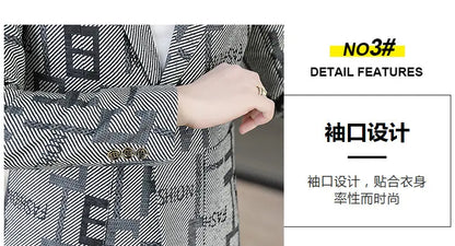 Blazer Men's Fashion Outdoor Travel Gentleman Wedding Slimming Business Versatile Trendy Casual Korean-style Formal Wear Blazer