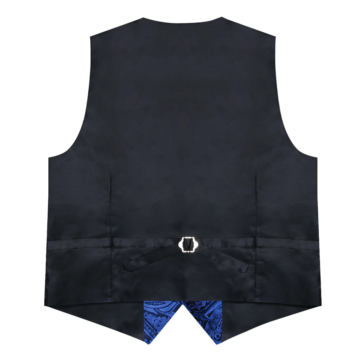 Men's Paisley Suit Vest – Single-Breasted Waistcoat with Tie, Handkerchief & Cufflinks for Weddings & Banquets
