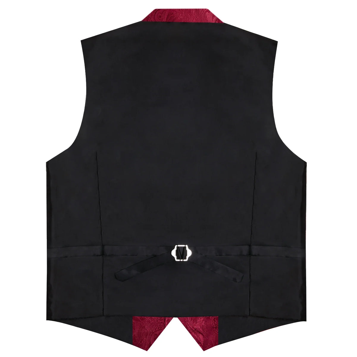 Men's Suit Vest & Tie Set – Paisley Jacquard Waistcoat for Weddings and Formal Occasions