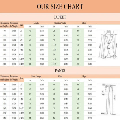 Classic Khaki Children Lapel Suit Set School Graduation Ceremony High Quality Boys 3 Pieces Blazer Pants Bow-tie For Activities