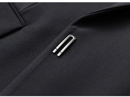 Luxury High Quality Designer Mens Suit Yamamoto Style Chaqueta De Hombre Elegantes Cool Black Streetwear Man Blazer Jackets Coat