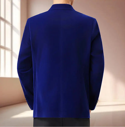 Blazer Men Fashionable Business Outdoor Travel Youth Campus Wedding Versatile Gentleman Host Slim-fit Casual Korean Style Blazer