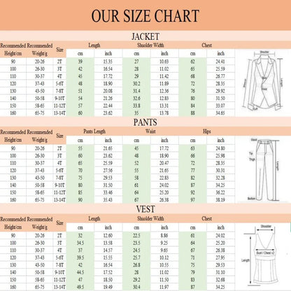 Boys Formal Suit Set 4 Pieces Jacket Vest Shirt Pants Wedding Ring Bearer Outfit Smart Elegant Kids Suits Host Costumes Tuxedo