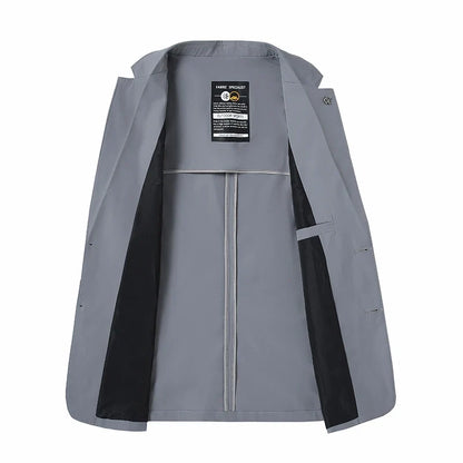 Spring-Summer-Fall Light Style Korean Men's Fashion Stylish, Dashing, Versatile Business Casual Sun Protection Suit